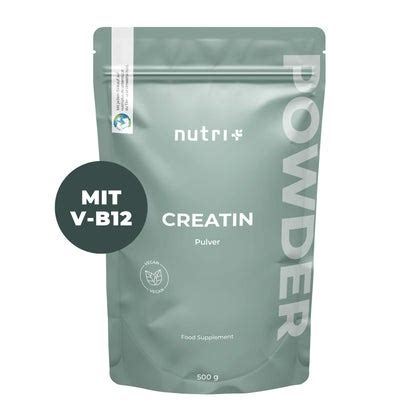 Nutri Creatin Monohydrat Pulver B12 500 G Kreatin 500 G 500 G