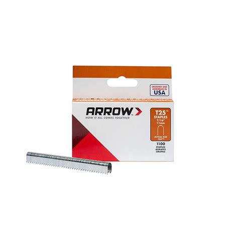 Amazon Arrow Heavy Duty T Round Crown Staples For Cable And Low