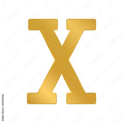 Roman numeral ten. Stock Vector | Adobe Stock