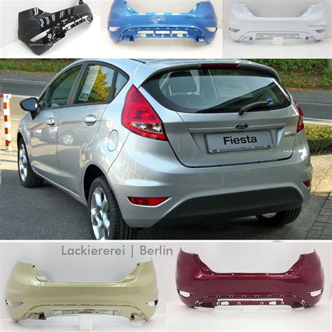 Ford Fiesta Ja Sto Stange Hinten Hecksch Rze Lackiert In