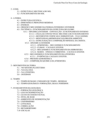 Curriculo Paraumnovocursodegeologia PDF