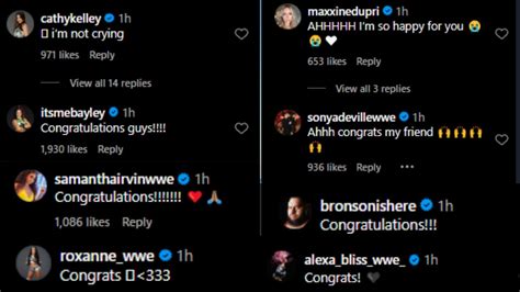 Top Wwe Stars React To Rhea Ripley Engagement Announcement With