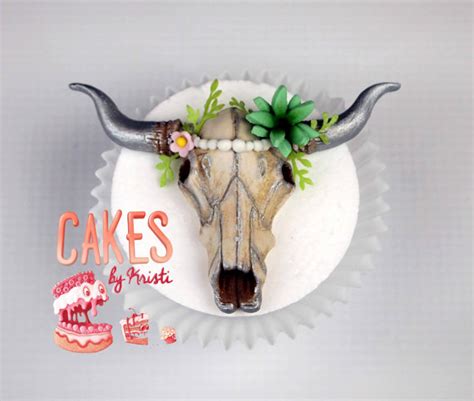 This Item Is Unavailable Etsy Longhorn Skull Cake Metallic Silver