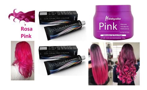 2 Tinta 60g 1 Matizador 500gr Rosa Pink Hidraty Mairibel Mercado