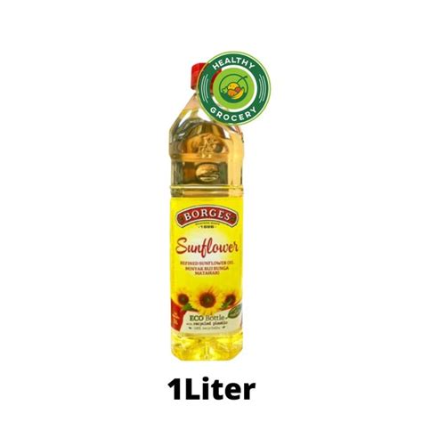 Jual Borges Sunflower Oil Liter Minyak Biji Bunga Matahari Minyak