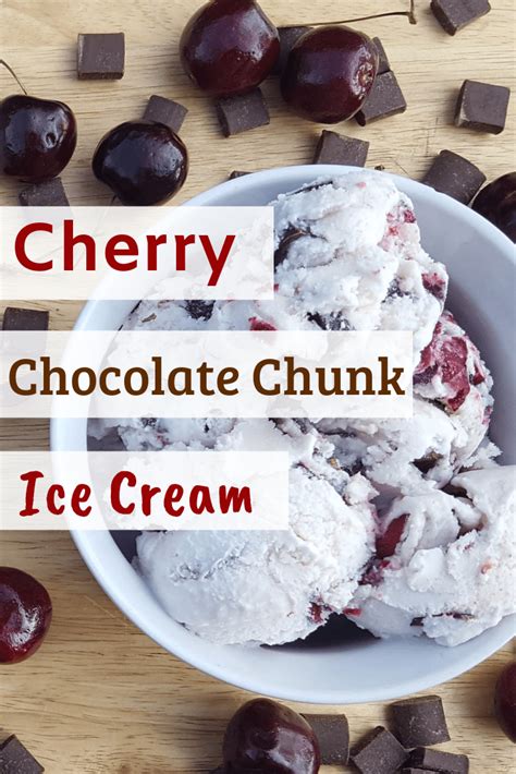 Cherry Chocolate Chunk Ice Cream Recipe