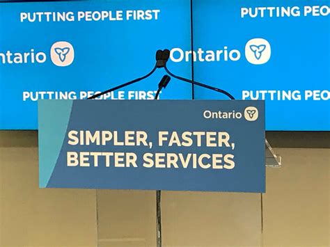 About The Simpler Faster Better Services Act Ontario Digital Medium