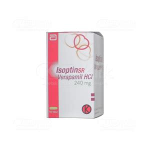 Isoptin Sr Mg Tablet Manfaat Dosis Efek Samp