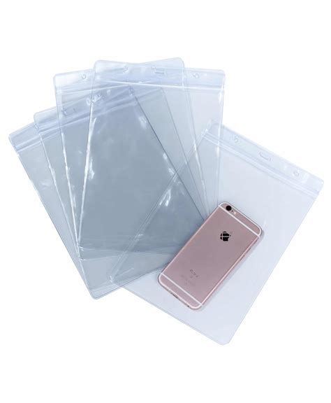 A5 Extra Large Id Badge Clear Plastic Holder Vertical Pouch 17 X 25cm