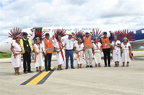 ABI Arce Entrega Aeropuerto De Rurrenabaque Y Anuncia Vuelos