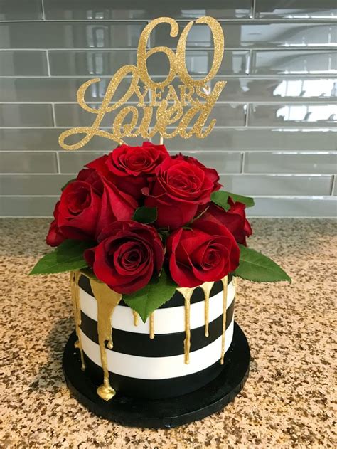 Pin By Rachael Baldwin On Wedding Cakes Gold Birthday Cake Wedding Cake Red 40th Birthday Cakes