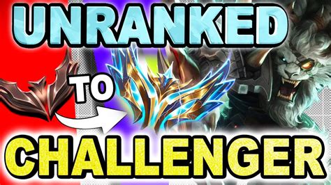 Educational UNRANKED To CHALLENGER Rengar Only Ep 6 YouTube