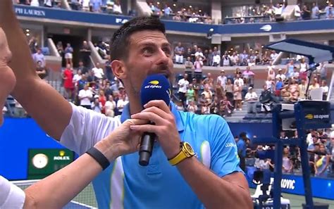 Video Djokovic Imita A Alcaraz Y Celebra En El Us Open Cantando