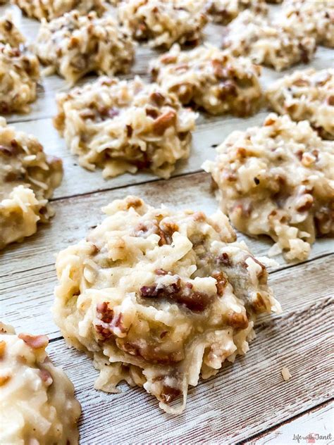 No Bake Coconut Praline Cookies