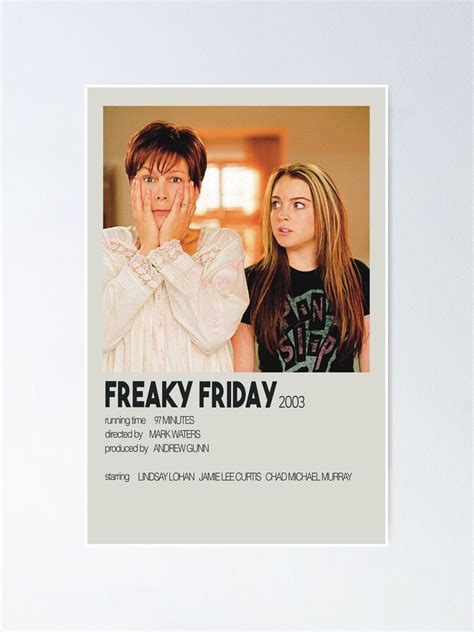 Freaky Friday Poster Atelier Yuwaciaojp