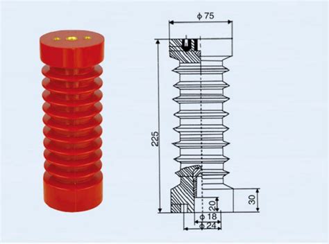 DOWE 24KV Indoor Insulator High Voltage Insulator Epoxy Resin Busbar