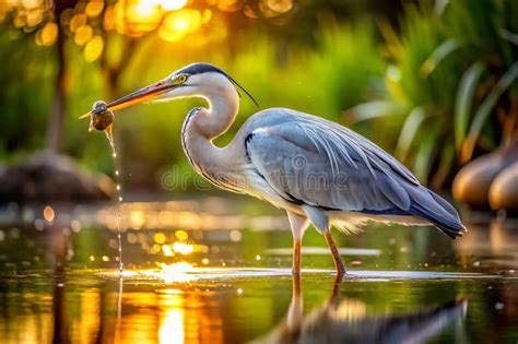 A Striking Moment of Predation Cocoi Heron Hunting in the Pantanal Wetlands of Brazil Witness ...