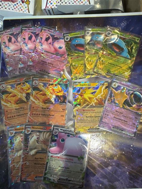 Pokemon Ex Mew Ex Venusaur Ex Charizard Ex Zapdos Ex Alakazam