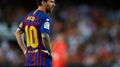 Fc Barcelona Lionel Messi Trifft Bar A Patzt Und Verliert Platz