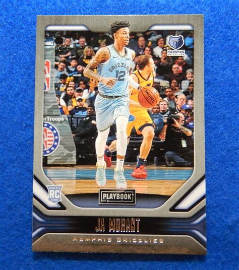 JA MORANT Memphis Grizzlies 2019 20 Panini Chronicles Playbook Rookie