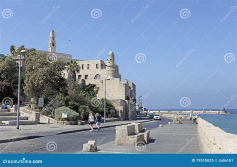 Old Yaffo Israel Editorial Image Image Of Graffitti 79510625