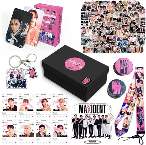 Amazon.com: Apzeda Stray Kids Maxident Gift Box - Kpop Merchandise ...