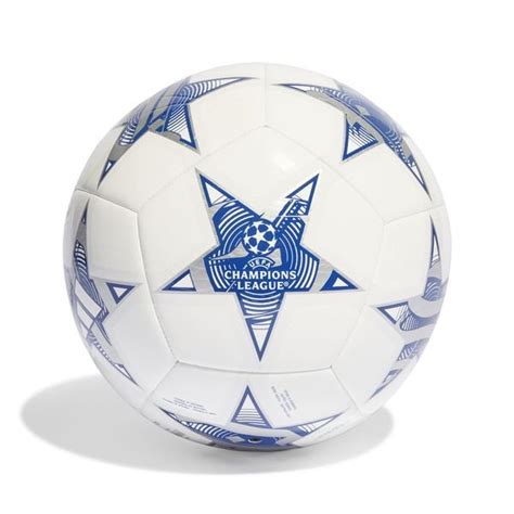 Adidas Ballon Club Champions League Blanc Argent Bleu