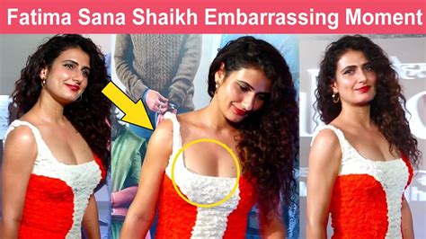 Fatima Sana Shaikh Embarrassing Moment Flaunts Her Cleavage In Farry