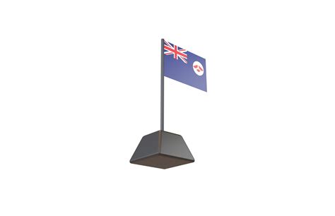 3D model British Straits Settlements Flag v1 001 VR / AR / low-poly ...