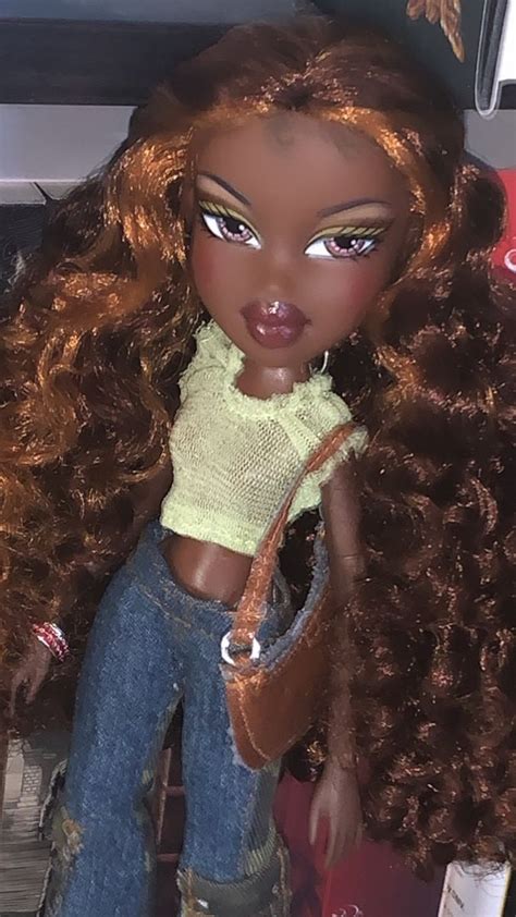 Pin By Cece On Bratz Vintage Aesthetics Black Bratz Doll Brat Doll