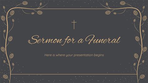 Free Google Slides & PowerPoint templates for funerals