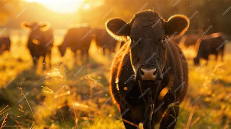 Premium Photo | Raising Japanese Wagyu cattle on large family farm ...