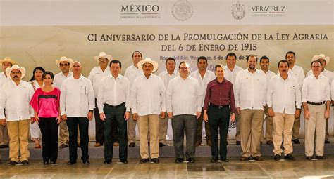 Conmemoración Del Ci Aniversario De La Ley Agraria Secretaría De