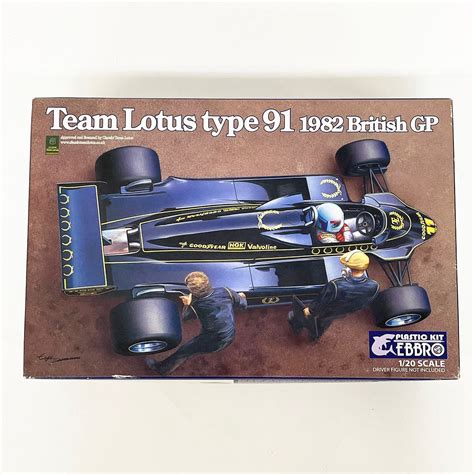 未組立 EBBRO エブロ Team Lotus チーム ロータス type 91 1982 British GP 1 20 EMSF 1