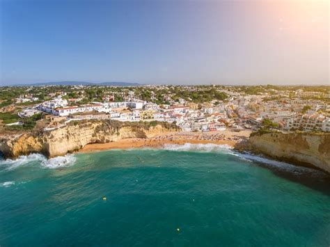 The Village Carvoeiro In Portugal Stock Image Image Of Outdoor