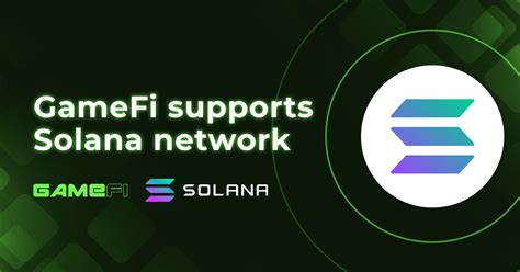 GAMEFI ORG On Twitter GameFi Now Supports Solana Network We Are