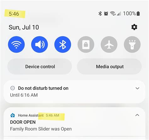 Possible For Android Notifications To Show Home Time Configuration Home Assistant Community