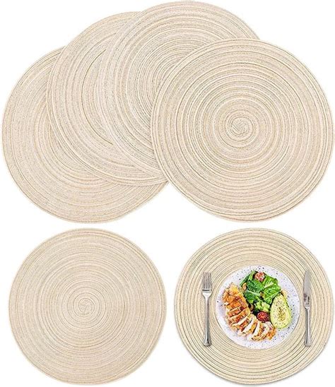 Set Van Placemats Tafel Decoratie Dineren Eetkamer Accessoires Bol