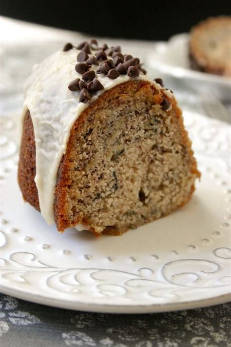 Buttermilk Banana Bundt Cake With Brown Butter Icing Easy Snack Recipes Banana Recipes