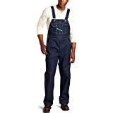 Amazon Key Apparel Men S Garment Washed Zip Fly High Back Bib