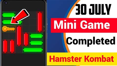 Mini Game Hamster Kombat 30 July Hamster Kombat Mini Game Today