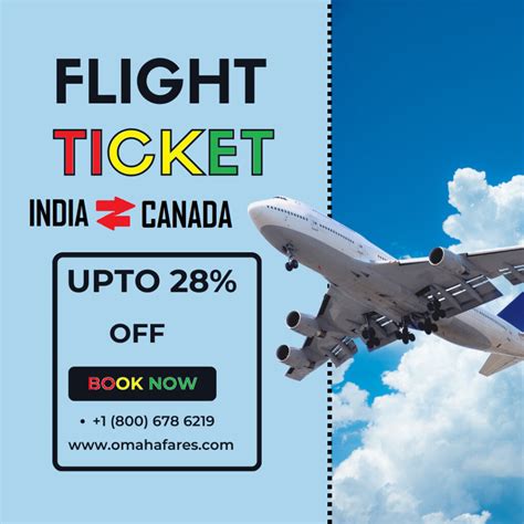 How To Get The Cheapest Flight Tickets From India To Canada Omaha Fares