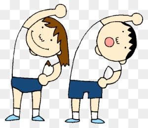 Warm Up Exercises For Kids Clipart Chinese