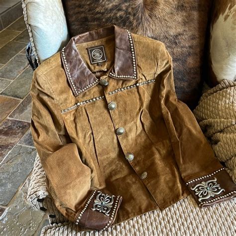 Double D Ranch Jackets And Coats Vintage Double D Ranch Brown Leather