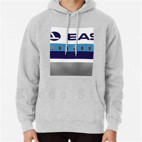 Plane Tees Eastern White Top Hoodie Long Sleeve Airplane Airbus Boeing Aviation Travel