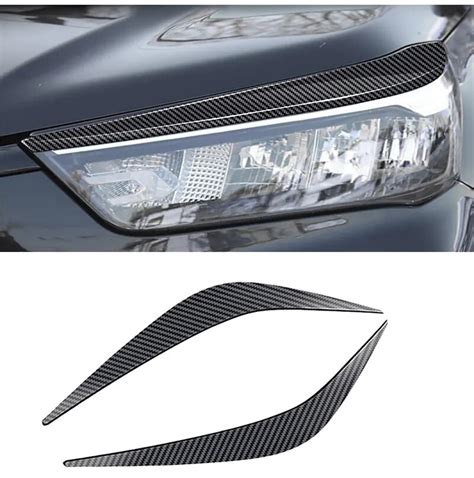 For Toyota Raize Carbon Fiber Car Headlight Eyebrow