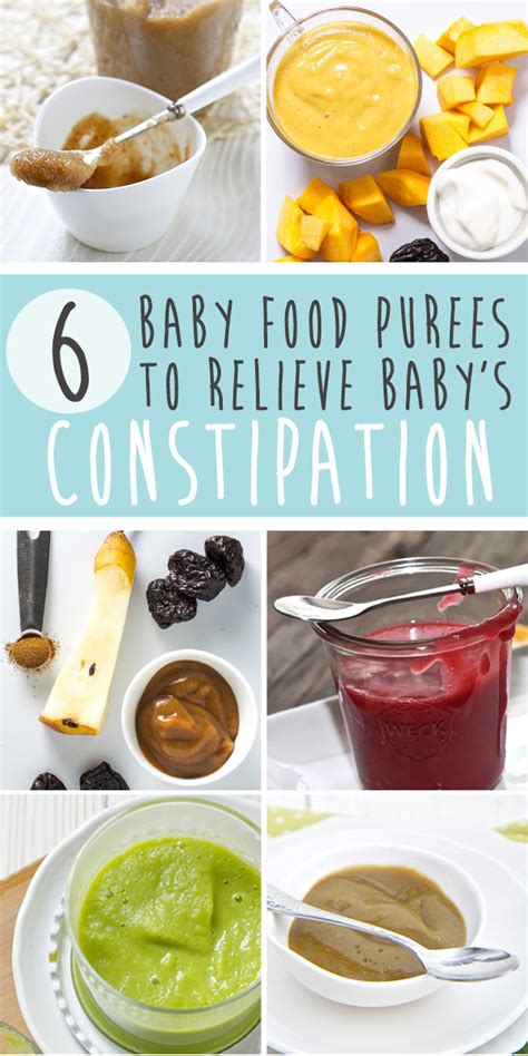 6 Baby Food Purees To Help Relieve Babys Constipation — Baby Foode