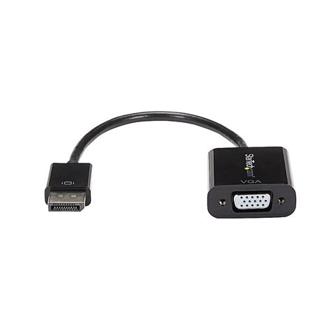 Best Buy: StarTech.com DisplayPort to VGA Adapter 1920x1200 Black DP2VGA3