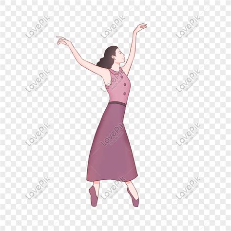 Female Dancing In Dance Class PNG Transparent Background And Clipart ...