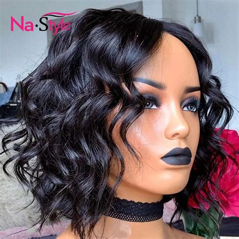 Human Hair Bob Wigs Loose Wave Short Lace Front Human Hair Wigs Bob Wig